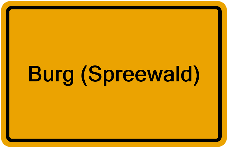 Handelsregister Burg (Spreewald)